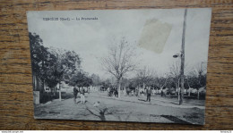 Carte Assez Rare , Vergèze , La Promenade "" Carte Animée "" - Vergèze