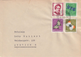 Pro Juventute Satzbrief  "Spiri / Insekten"       1952 - Briefe U. Dokumente