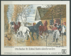 Dänemark 1976 Int. Briefmarkenausstellung HAFNIA '76 Block 3 Postfrisch (C14092) - Blocs-feuillets