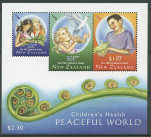 Neuseeland 2007 Kinderhilfe Eine Friedvolle Welt Block 217 Postfrisch (C25768) - Blocs-feuillets