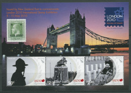 Neuseeland 2010 LONDON Armeekorps ANZAC Block 258 Postfrisch (C25799) - Blocs-feuillets