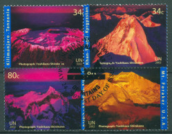 UNO New York 2002 Jahr Der Berge Gebirge 896/99 Gestempelt - Oblitérés
