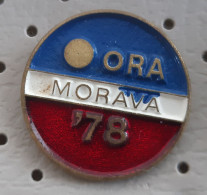 ORA Morava 1978 Youth Labor Action, Yugoslavia Pin, Badge, Lapel - Administración