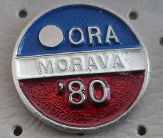 ORA Morava 1980 Youth Labor Action, Yugoslavia Pin, Badge, Lapel - Administración