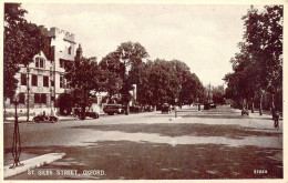 ANGLETERRE - Oxford - St. Giles Street - Carte Postale Ancienne - Oxford