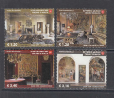 2022 Sovereign Military Order Of Malta SMOM Palazzo Orsini Rome Complete Set Of 4 MNH @ 50% FACE VALUE - Malte (Ordre De)
