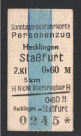 33] BRD (DR Der DDR)  - Hecklingen - Staßfurt  (Sonntagsrück) - 1990 - Europe