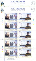 South Georgia. Frank Wild 2011. 4 Minifogli. - Falkland Islands