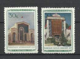 RUSSLAND RUSSIA 1939 Michel 772 & 776 Ausstellung Für Landwirtschaft Expo Agricultural Exhibition Pavillon * - Neufs