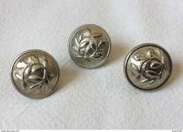 3 Boutons Pour Blousons De 15 Mm - Police