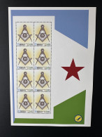 Djibouti Dschibuti 2023 Mi. ? Personalized Franc-maçons Freimaurer Freemasonry Masonic - Freemasonry