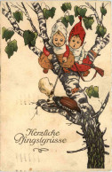 Kinder Mit Maikäfer - Pfingsten - Pfingsten
