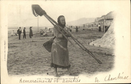 CPA Type De Pecheuse Du Littoral - Fischerei