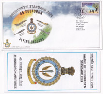 India 56 APO 2024  Army Special Cover, Presidents Standard 2024, Flying Daggers, Aviation, Airplane, Air Show's - Briefe U. Dokumente