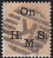 1858 INDIA, SG O33a 2a. Orange Usato - Timbro 'K' Goa - Autres & Non Classés