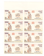 Sudan 1964 - 30 Nubian Monuments Block 8 Mh - Soudan (1954-...)