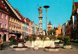Straubing Jacobsbrunnen Am Ludwigsplatz - Straubing