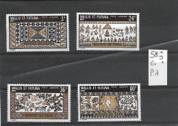 Artisanat, Motifs De Tapa  Y&T Poste Aérienne N°58-59-60-61 N* - Unused Stamps