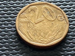 Münze Münzen Umlaufmünze Südafrika 20 Cent 1999 - Zuid-Afrika