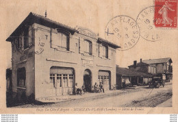 N11-40) MIMIZAN PLAGE - LANDES - HOTEL DE FRANCE - CAFE  - RESTAURANT - ANIMEE - EN 1910 - Mimizan Plage