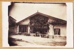09195 / CADILLAC Gironde Carte-Photo 1910s Maison Traditionnelle Petit Commerce Style LANDAIS à LASSERRE - Cadillac