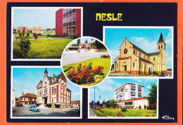 09247 /  NESLE 80-Somme Multivues Dont CITROEN 2CV Fourgonnette  1970s CIM - Nesle