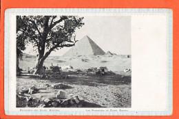 09251 / ️ Editeur Peu Commun ◉ Gizeh Egypten (•◡•) Pyramiden ◉ Pyramides Egypte 1900s ◉ Bords Détouré Effet Couture - Gizeh