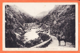 09908 /  ITXASSOU Itsasu 64-Euskadi  ◉ Route Du PAS-de-ROLAND 1940 à LEFRANC Hotel Beau-Rivage Varambon ◉ Marcel DELBOY - Itxassou
