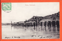 32993 /  (•◡•) PHILAE Egypte ◉ Colonnades ASSOUAN " Depuis Le Barrage "1905 à Henri HAUZANGES Paris ◉ MARQUES FIORILLO - Assuan