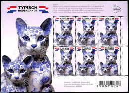 Netherlands 2024 Ty[ical Dutch, Catsm/s, Mint NH, Nature - Cats - Art - Ceramics - Neufs
