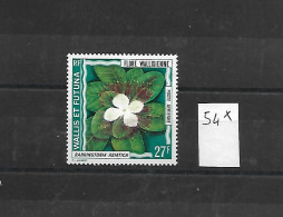 Flore Wallisienne  Y&T Poste Aérienne N°54 N* - Unused Stamps