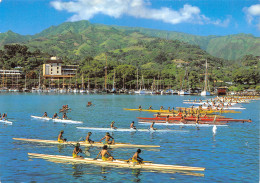 DOM-TOM-TAHITI COURSE DE PIROGUES-N°TB3557-C/0351 - Tahiti