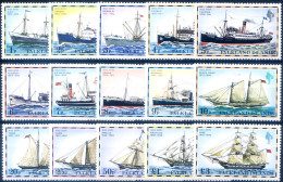 Definitiva. Battelli Postali 1977. - Falkland Islands