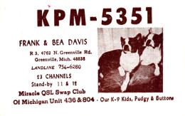 QSL- RADIO AMATEUR GREENEVILLE-N°TB3566-E/0399 - Radio Amateur