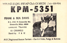 QSL- RADIO AMATEUR GREENEVILLE-N°TB3566-E/0379 - Radio Amateur