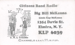 QSL- RADIO AMATEUR ELMIRA-N°TB3566-E/0375 - Radio Amateur