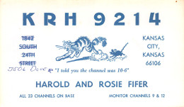 QSL- RADIO AMATEUR KANSAS CITY-N°TB3566-E/0365 - Radio Amateur