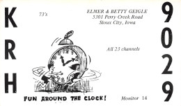 QSL- RADIO AMATEUR SIOUX CITY-N°TB3566-E/0363 - Radio Amateur