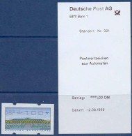 Vignette De Distributeur - ATM - Procédé Expérimental ABAS De Bonn - Machine Labels [ATM]