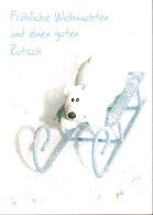 CPM - FROHLICHE WEIHNACHTER UND EINEN GUTEN RUTSCH - OURS - LUGE - Bears