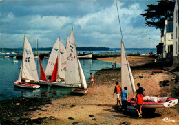 N°24302 W -cpsm île Tudy -départ De L'école De Voiles- - Sailing