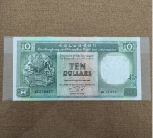 HongKong Bank Notes Money/UNC/China Bank Notes/ten Dollars /1992 - Hong Kong