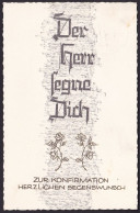 AK: Zur Konfirmation Herzlichen Glückwünsch, Gelaufen 30. III. 1962 (Nr.3855) - Kommunion