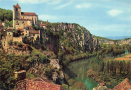 46 SAINT CIRQ LAPOPIE LES FALAISES ALTEREES DU LOT - Saint-Cirq-Lapopie