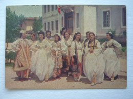 CARTOLINA ALBANIA - COSTUMI DELL'ALBANIA MERIDIONALE VIAGGIATA ANNO 1941 BELLA - Albania