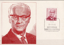 DDR GDR RDA - Johannes Dieckmann (MiNr: 1819) 1973  - MC - Maximumkarten (MC)