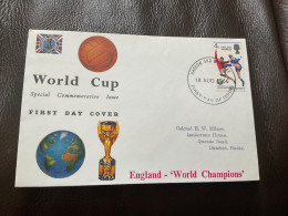 Football = 1966 World Cup = England Champions = FDC - Covers & Documents