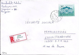 HONGRIE N° TP S/L.DE BUDAPEST/1990 POUR LA FRANCE - Briefe U. Dokumente