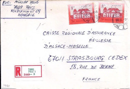 HONGRIE N° TP S/L.REC.DE PECS/3.11.88 POUR LA FRANCE - Briefe U. Dokumente
