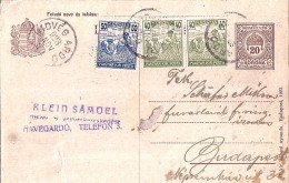 HONGRIE N° 174x2/291 S/ENTIER POSTAL DE HIDVEGARDO/29.11.23 - Briefe U. Dokumente